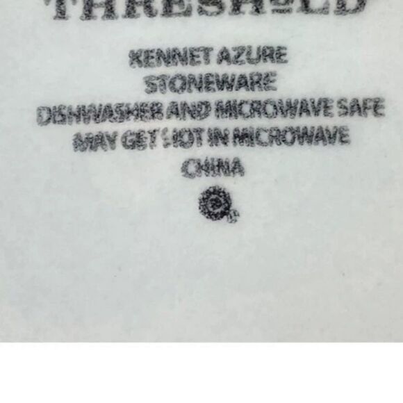 Threshold Kennet Azure Stoneware Dinner Plates 10.5in Discontinued pattern - Picture 4 of 4